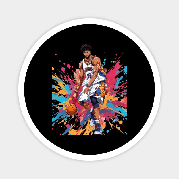 basketball net Magnet by animegirlnft